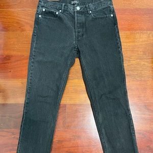 Size 28 jeans with fraying at bottom